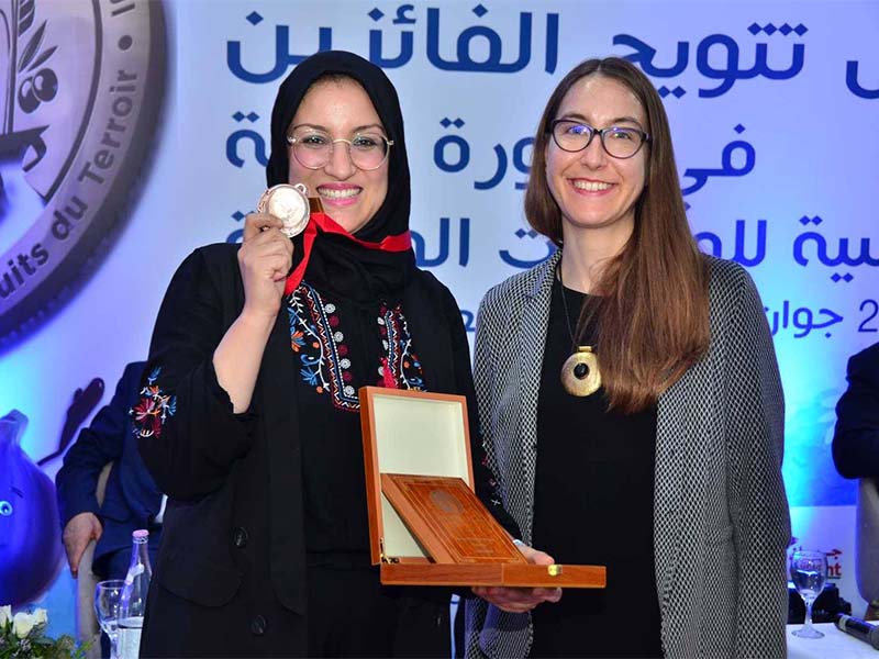 Nakawa Bio médaille Concours tunisien des produits du territoire Edition 2019 - Lobna Dems