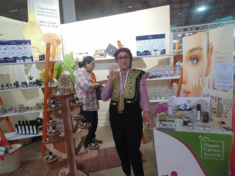Salon de la création artisanale 2018 nakawa bio - Lobna Dems