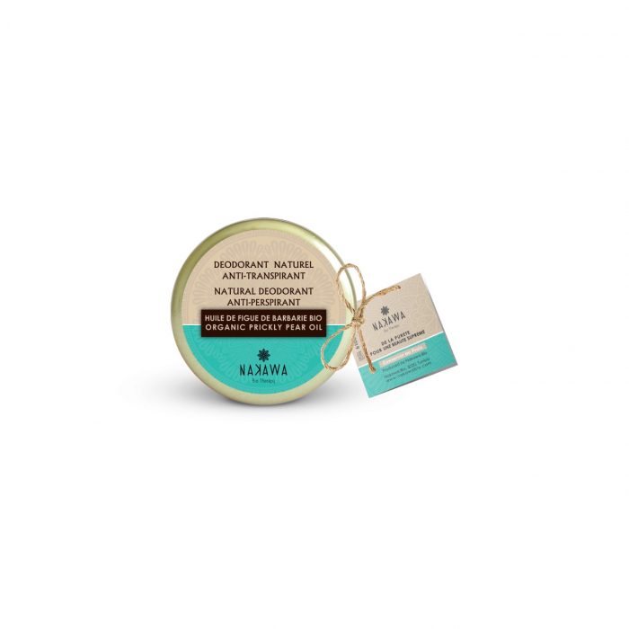 NATURAL DEODORANT BALM - ANTI PERSPIRANT WITH ORGANIC PRICKLY PEAR OIL 2 - NAKAWA BIO THERAPY
