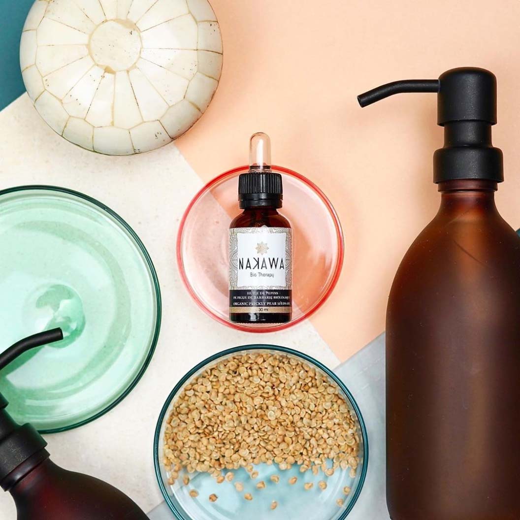 prickly pear seeds oil of the tunisian brand nakawa bio
