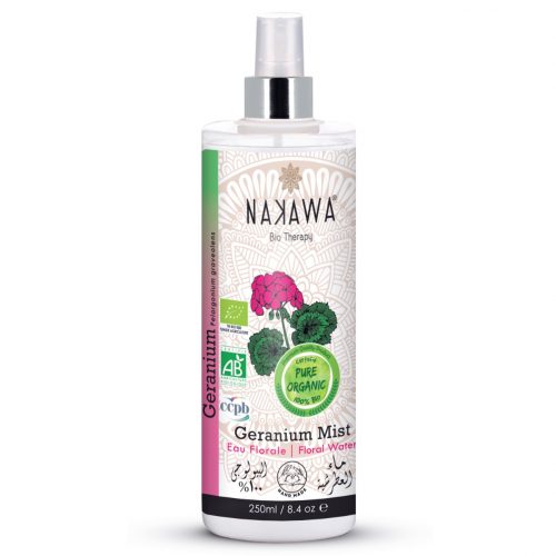 GERANIUM MIST - ORGANIC FLORAL WATER - Nakawa Bio Therapy