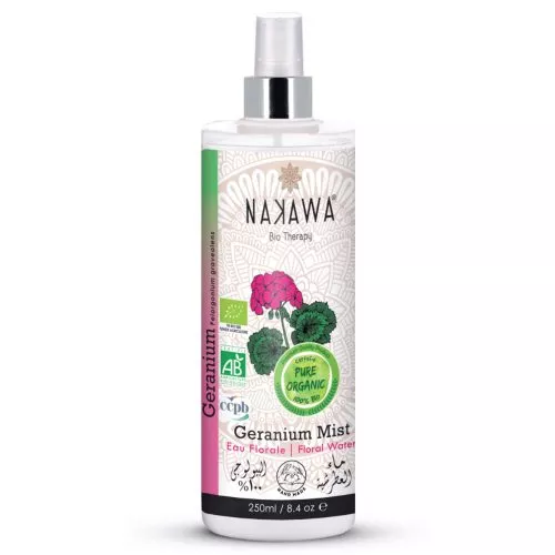 GERANIUM MIST - ORGANIC FLORAL WATER - Nakawa Bio Therapy