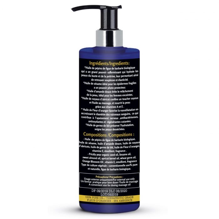 Huile de Massage Fleur d'Oragner - Nakawa Bio Therapy