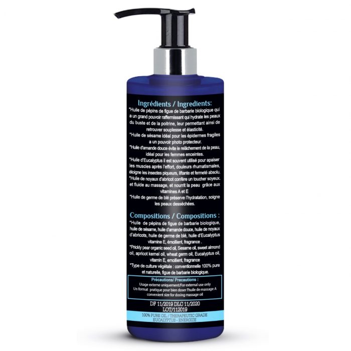 Huile de massage Eucalyptus - Nakawa Bio Therapy
